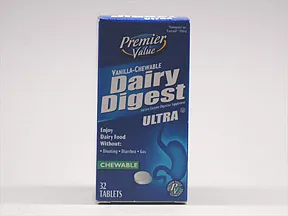 Dairy Relief 9,000 unit chewable tablet