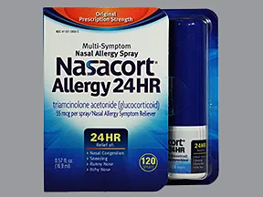 Nasacort 55 mcg nasal spray aerosol