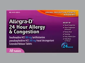 Allegra-D 24 Hour 180 mg-240 mg tablet,extended release