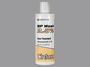 BP Wash 2.5 % topical cleanser
