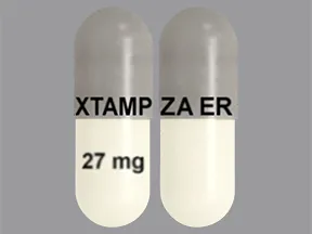Xtampza ER 27 mg capsule sprinkle