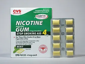 nicotine (polacrilex) 4 mg gum
