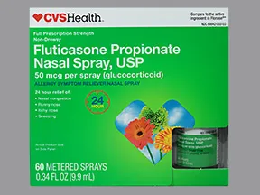 fluticasone propionate 50 mcg/actuation nasal spray,suspension