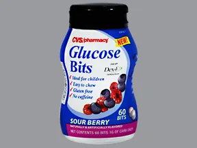 Glucose Bits 1 gram chewable tablet