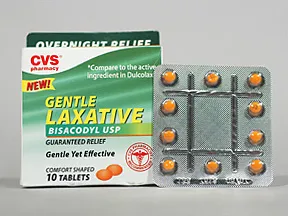 Gentle Laxative (bisacodyl) 5 mg tablet,delayed release