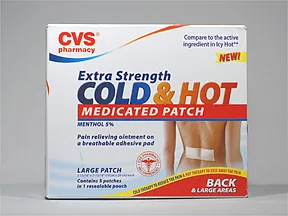 Cold and Hot (menthol) 5 % topical patch