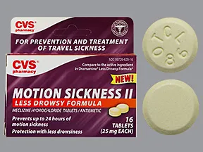 drugs for motion sickness