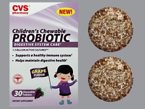 Children's Chewable Probiotic 1.5 billion cell tablet