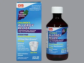 Allergy Relief (loratadine) 5 mg/5 mL oral solution