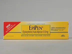 EpiPen 0.3 mg/0.3 mL injection, auto-injector