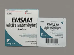 Emsam 6 mg/24 hr transdermal 24 hour patch