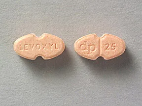 Levoxyl 25 mcg tablet