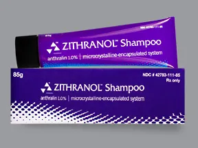 Zithranol 1 % shampoo