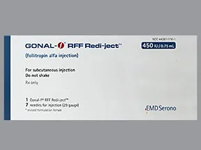 Gonal-F RFF Redi-Ject 450 unit/0.75 mL subcutaneous pen injector