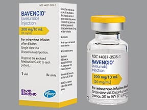 Bavencio 20 mg/mL intravenous solution