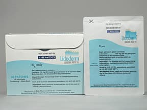 Lidoderm 5 % topical patch