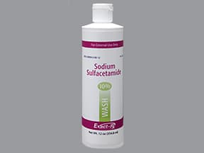 sulfacetamide sodium 10 % topical cleanser