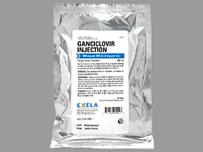ganciclovir 500 mg/250 mL (2 mg/mL) intravenous solution