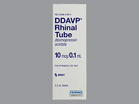 DDAVP 0.1 mg/mL (refrigerate) nasal solution