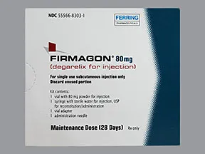 Firmagon kit with diluent syringe 80 mg subcutaneous solution