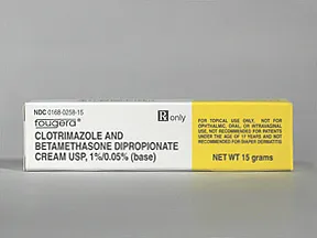 clotrimazole-betamethasone 1 %-0.05 % topical cream