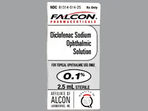 diclofenac 0.1 % eye drops