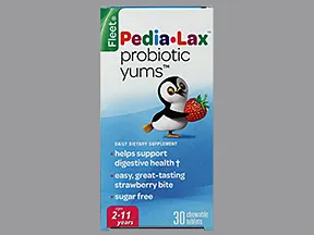 Pedia-Lax Probiotic Yums 100 million cell chewable tablet