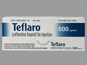 Teflaro 600 mg intravenous solution