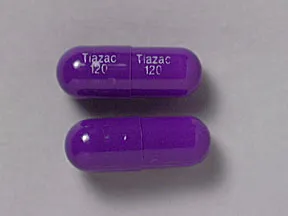 Tiazac 120 mg capsule,extended release