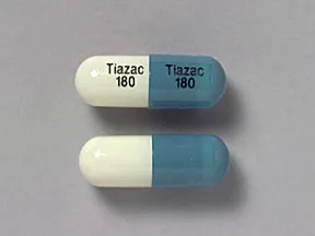 Tiazac 180 mg capsule,extended release