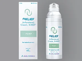 Aklief 0.005 % topical cream