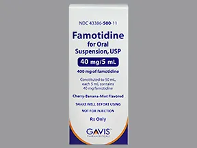 famotidine suspension oral mg ml form