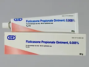 fluticasone propionate 0.005 % topical ointment