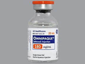 Omnipaque 180 mg iodine/mL intrathecal solution