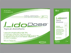 LidoDose 3 % topical swab