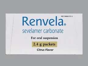 Renvela 2.4 gram oral powder packet