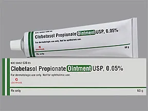 clobetasol 0.05 % topical ointment