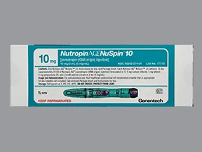 Nutropin AQ Nuspin 10 mg/2 mL (5 mg/mL) subcutaneous pen injector