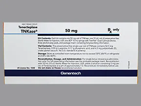 TNKase 50 mg intravenous kit