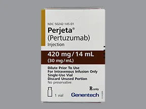 Perjeta 420 mg/14 mL (30 mg/mL) intravenous solution