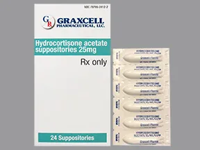 hydrocortisone acetate 25 mg rectal suppository