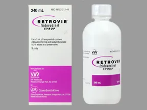 Retrovir 10 mg/mL oral syrup