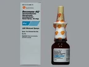 Beconase AQ 42 mcg (0.042 %) nasal spray