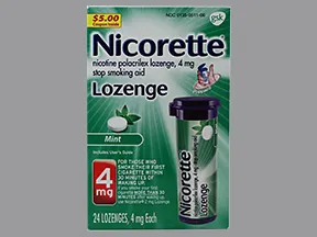 Nicorette 4 mg buccal lozenge
