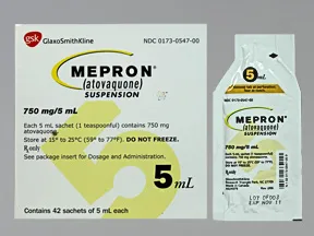 Mepron 750 mg/5 mL oral suspension