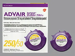 Advair Diskus 250 mcg-50 mcg/dose powder for inhalation