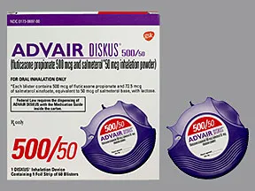 Advair Diskus 500 mcg-50 mcg/dose powder for inhalation