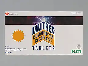 Imitrex 50 mg tablets