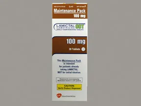 Lamictal ODT 100 mg disintegrating tablet