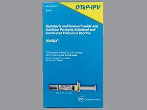 Kinrix (PF) 25 Lf-58 mcg-10 Lf/0.5 mL intramuscular syringe